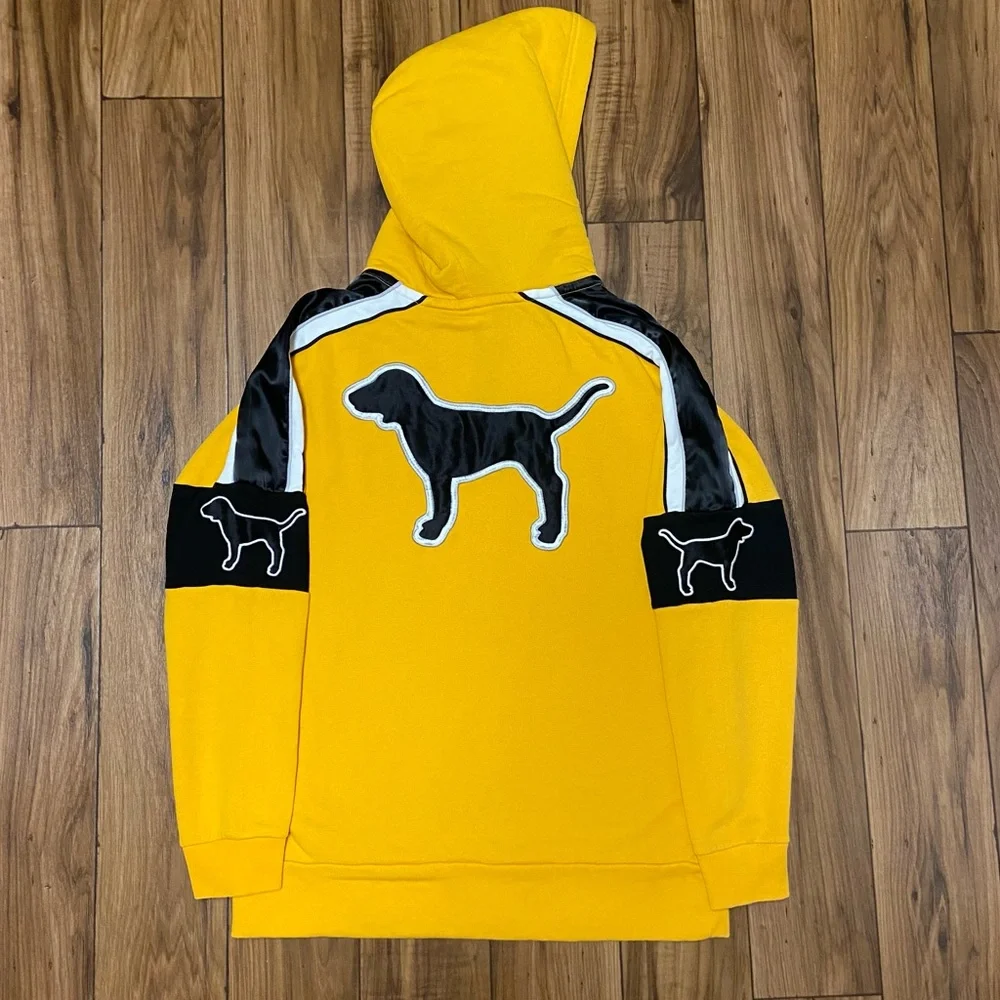 PINK VS DOG PULLOVER HOODIE AND LEGGINGS OUTFIT SET